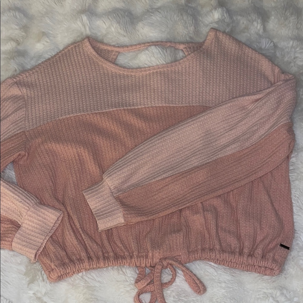 Hollister Soft Pink Knit Sweater